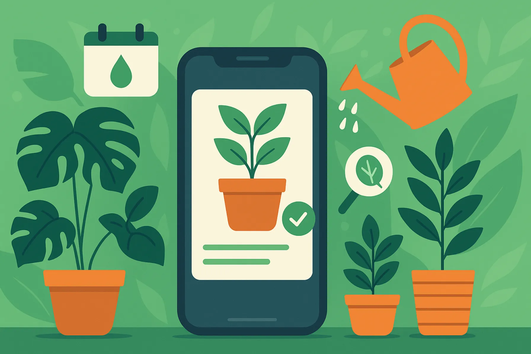 Giesla – die App, die deine Pflanzen ans Gießen erinnert